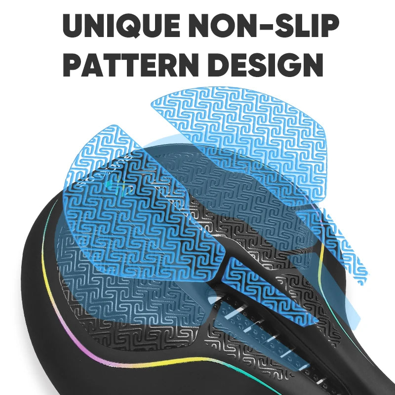 BUCKLOS MTB Shock-Absorption Saddle Soft Ergonomic Bicycle Saddle Waterproof Comfortable Mountain Bike Saddle Bicycle Parts