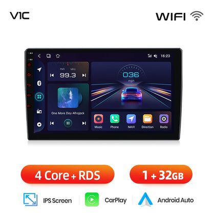 Junsun Wireless CarPlay Android Auto Car Radio For Mercedes Benz Smart Fortwo 451 2005 - 2010 GPS Multimedia 2din Systems Stereo