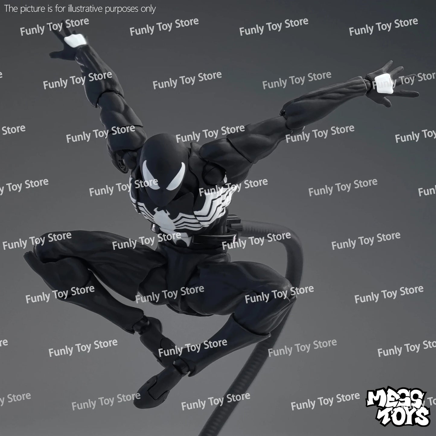 In Stock Mess Toys Spider Man Symbiote Spiderman Messtoys Black Suit Neighbor Scarlet Spider Anime Action Figure Gifts Toys