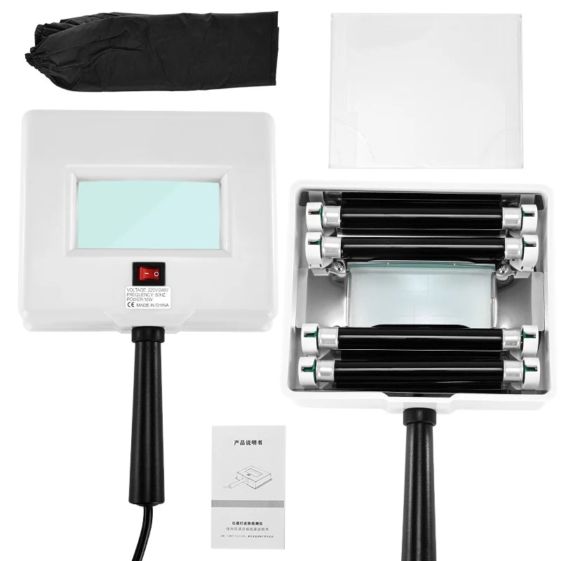 Woods Lamp Skin Analyzer Facial UV Skin Scanner for Home SPA Salon Testing