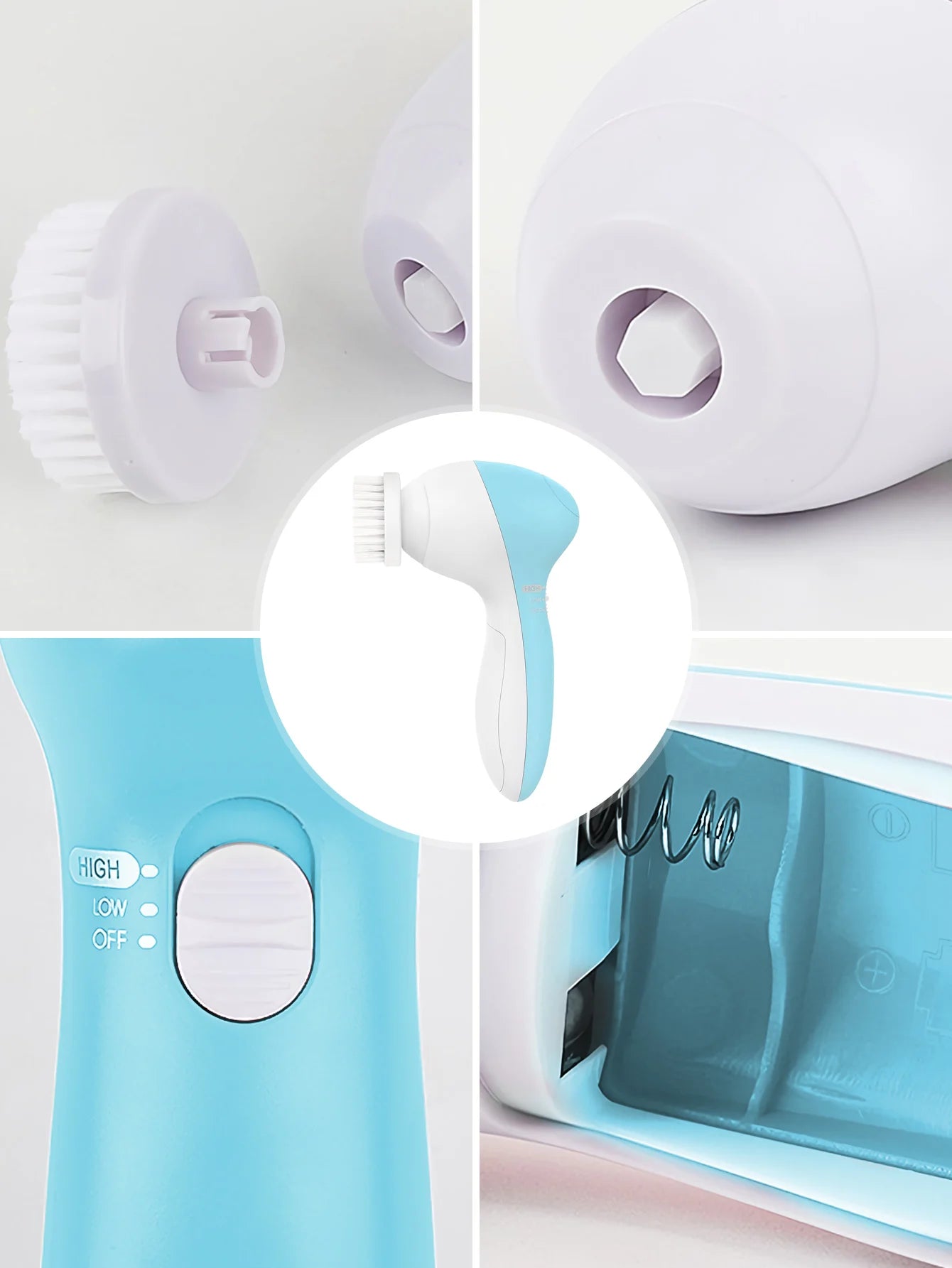 Electric Facial Cleanser 5-in-1 Pore Cleaner & Skin Care Washing Machine for Spa Use