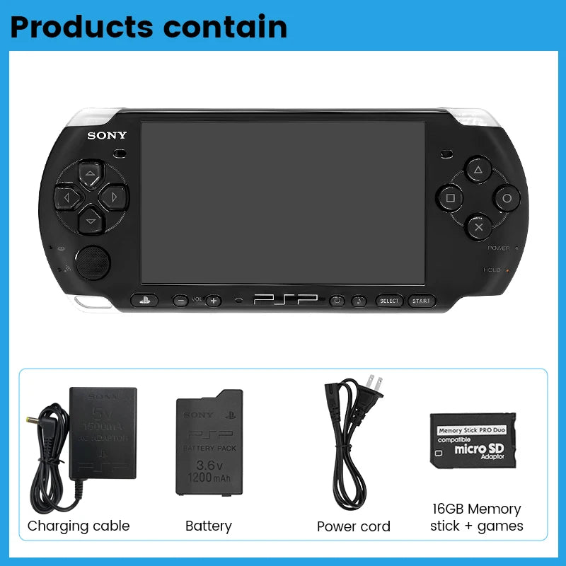PlayStation Original PSP 3000 Handheld Game Console (PSP-3006) PlayStation Portable 3000 Game Console(Free Games)Cracked version