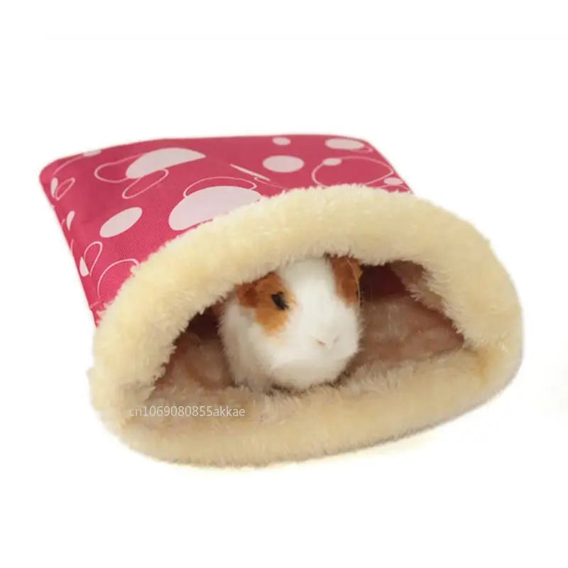 Pet Guinea Pig Sack Small Nest Pet Hedgehog Squirrel Hamster Bed Multiple Colors Waterproof Warm Hamster Cage Accessories