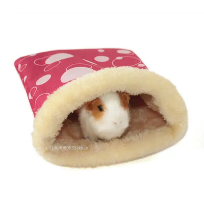 Pet Guinea Pig Sack Small Nest Pet Hedgehog Squirrel Hamster Bed Multiple Colors Waterproof Warm Hamster Cage Accessories