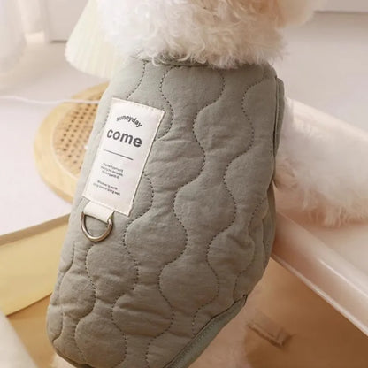 Cute Dog Coat Vest Jacket Plush Dog Clothes Chihuahua Apparel Thickened Warm Costume for Small Dogs Cats Vest Puppy Accessories