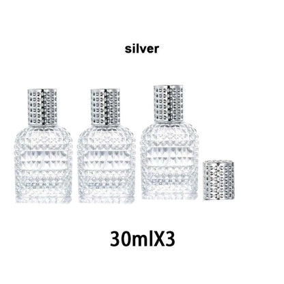 30/50ml Thick Clear Glass Fine Mist Spray Scent Aftershave Luxury Perfume Bottle Empty Atomizer Bottle Refillable Empty Atomizer