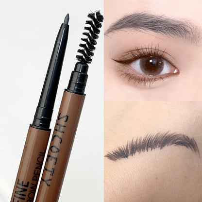 Ultra-Fine Head Dark Brown Eyebrow Pencil – Waterproof, Long-Lasting, Quick-Drying