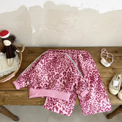 New Spring Autumn Baby Girls Clothes Set Children Jacket Pants 2Pcs/Sets Infant Clothing Toddler Sports Costume Kids Tracksuits