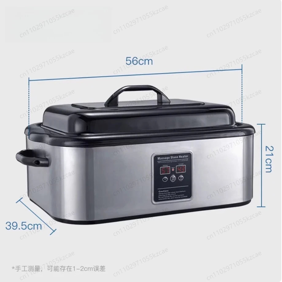 Digital Hot Stone Warmer Touch Screen Heater for Massage Therapy Stones Constant Temp