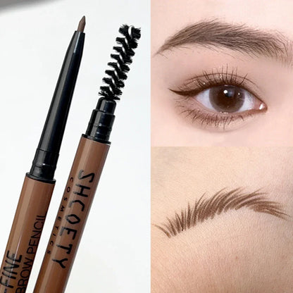 Ultra-Fine Head Dark Brown Eyebrow Pencil – Waterproof, Long-Lasting, Quick-Drying