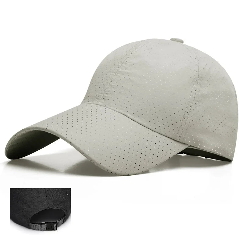 Running Hat Mesh Sports Cap Lightweight Quick Drying Runner Cap for Men Wom