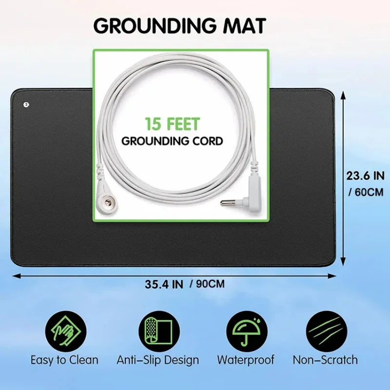 EarthSync Pro – 60×90cm Grounding Mat for Sleep & Recovery