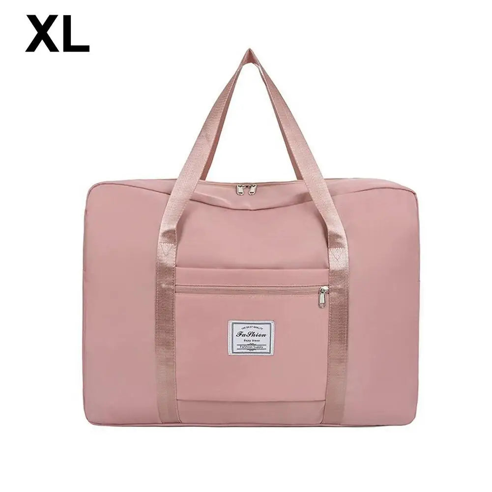 Large Capacity Folding Travel Bags Portable Moving Storage Bag Lightweight Gym Yoga Storage Shoulder Bag For Women Men