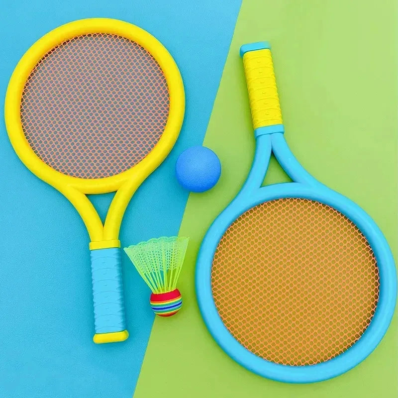 2 Badminton Racket Send Badminton Tennis Outdoor Sports and Leisure Two Parent Child Interactive Toys
