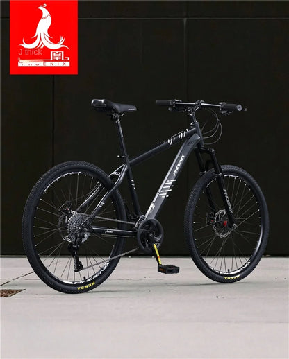 FJ High Carbon Steel Mountain Bike Men's And Women's Variable Speed Shock Absorber Racing Teenage Female Student Adult Bike 2025