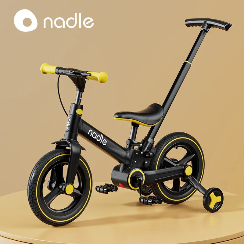 FJ Exquisite Durable And Lightweight Children's Bicycle Balance Bike 2-in-1 Multi Functional Foldable Baby Bicycle Sliding Bike
