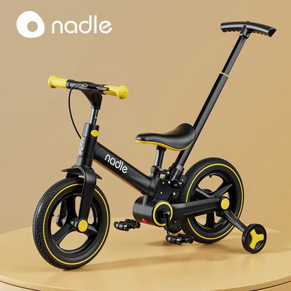 FJ Exquisite Durable And Lightweight Children's Bicycle Balance Bike 2-in-1 Multi Functional Foldable Baby Bicycle Sliding Bike