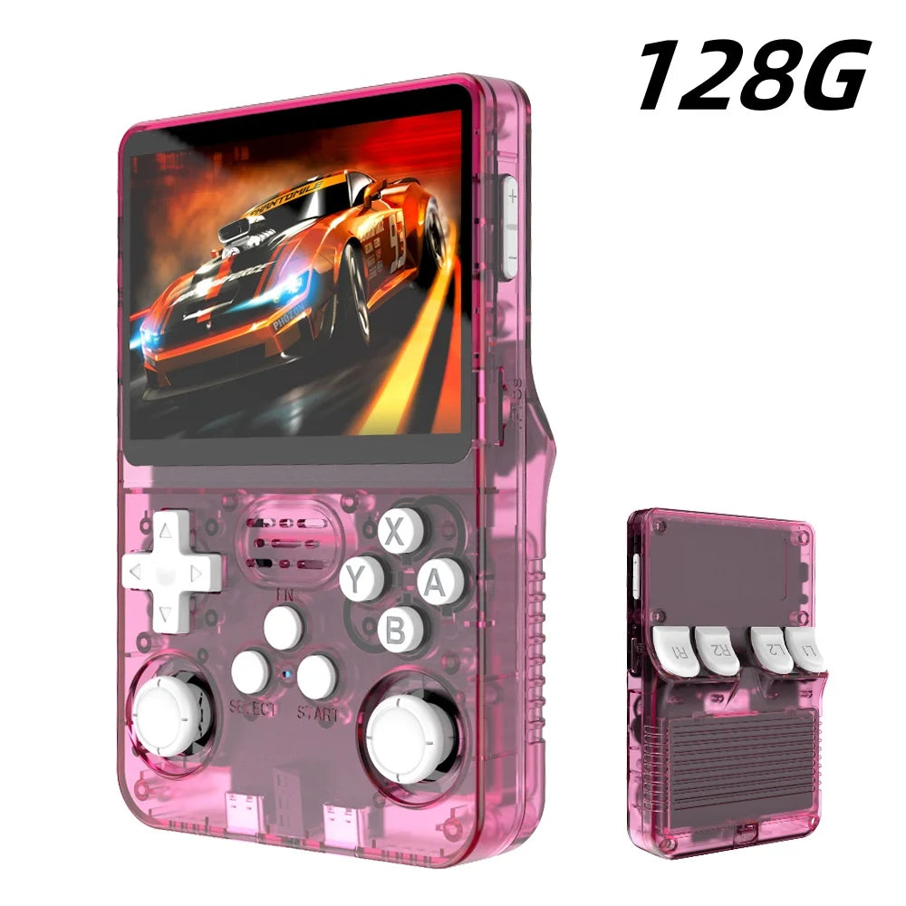 100% Original ARKOS R36S Retro Handheld Game Console 3.5'' IPS,15000+ Games,2 RAM chips, Linux Portable Pocket Player, 64G/128G