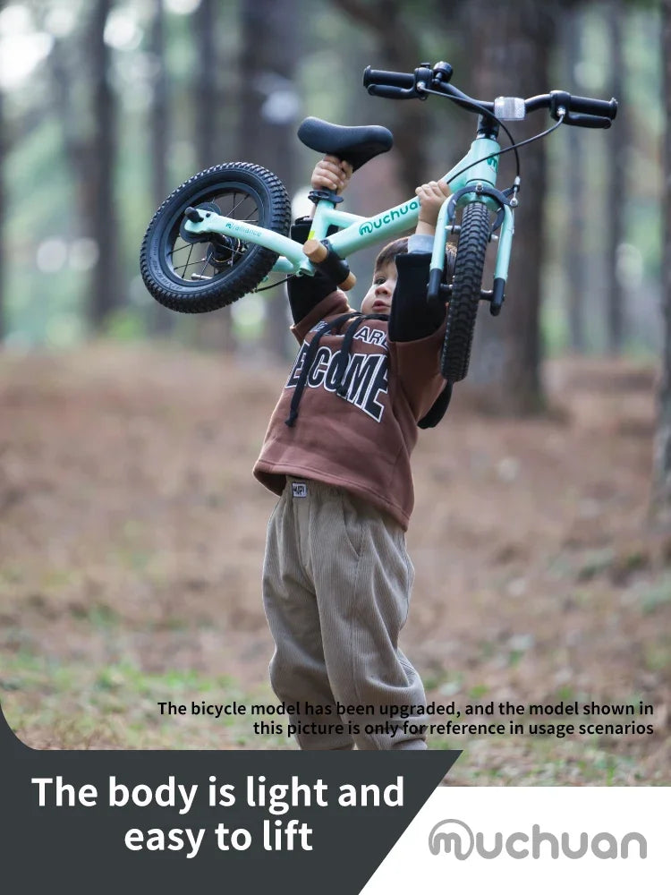bicicleta de equilíbrio infantil muchuan 2 em 1 para crianças dos 2 aos 6 anos em liga de alumínio
