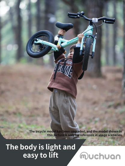 bicicleta de equilíbrio infantil muchuan 2 em 1 para crianças dos 2 aos 6 anos em liga de alumínio