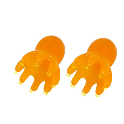 Resin Octopus Massage Comb Scalp Acupuncture GuaSha SPA Meridian Fatigue Relief