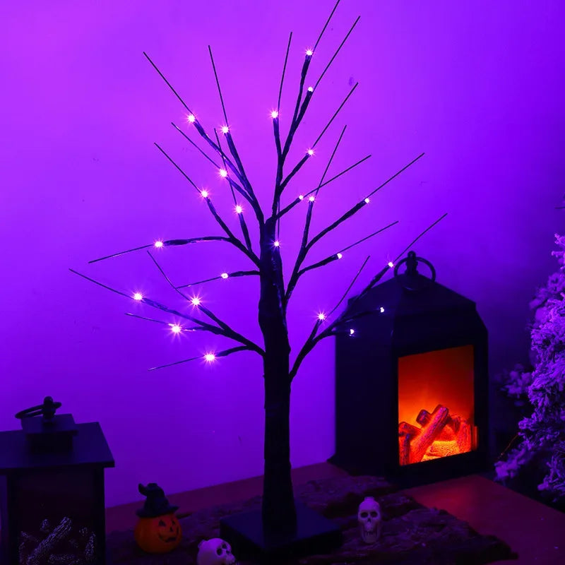 Christmas LED Tree Lights Christmas Birch Tree Home Decoration Lights Indoor Bedroom Room Landscape Glowing Tree