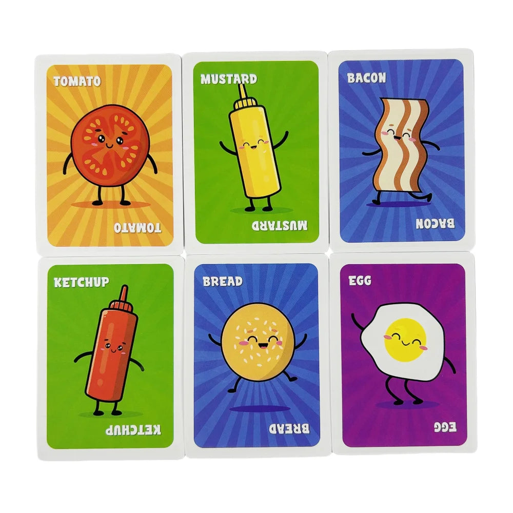 4 Styles Fun Card Game English Party Game Card