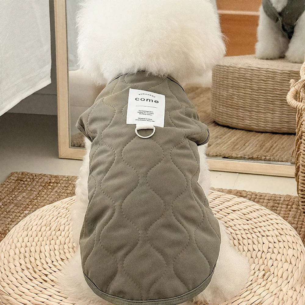 Cute Dog Coat Vest Jacket Plush Dog Clothes Chihuahua Apparel Thickened Warm Costume for Small Dogs Cats Vest Puppy Accessories