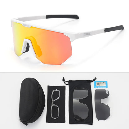 B BLIZ HERO Photochromic Cycling Glasses MTB Road Cycling Goggles Windproof UV Protection Sunglasses Polarized Sports Eyewear