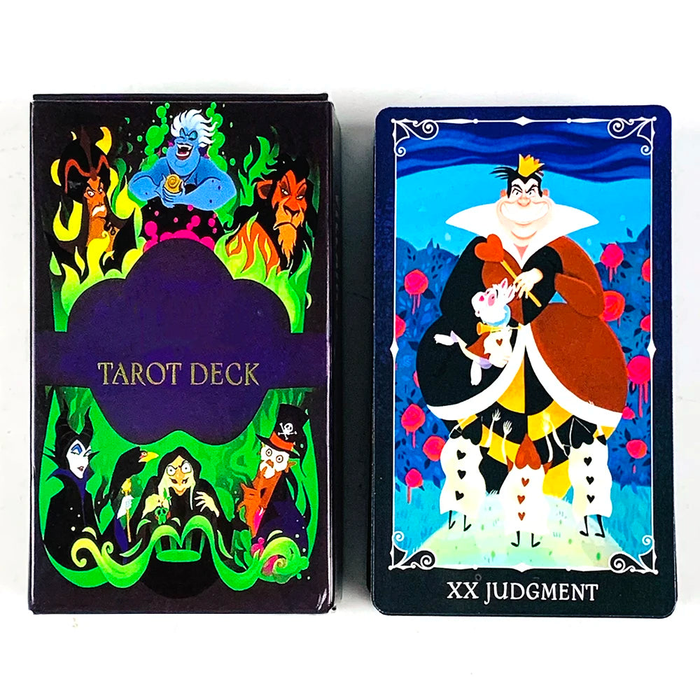 Tarot Deck A 78pcs Cards Tarot Deck Family Gathering Game Cards English Visions Divination Edition Deck Borad Playing Games