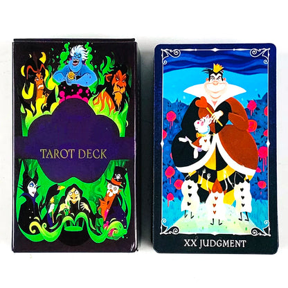 Tarot Deck A 78pcs Cards Tarot Deck Family Gathering Game Cards English Visions Divination Edition Deck Borad Playing Games
