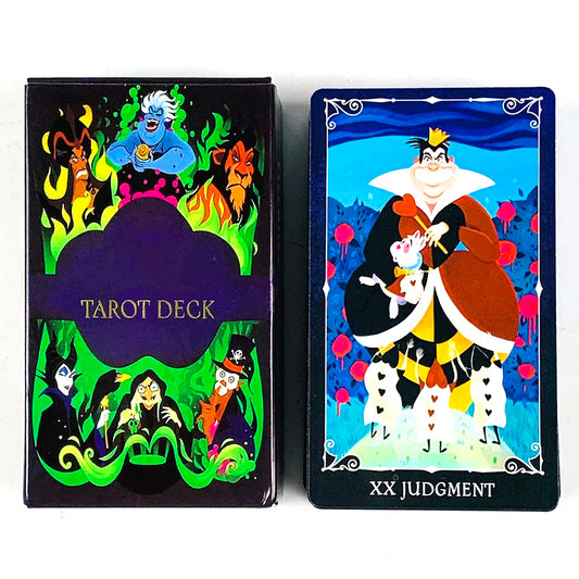 Tarot Deck A 78pcs Cards Tarot Deck Family Gathering Game Cards English Visions Divination Edition Deck Borad Playing Games