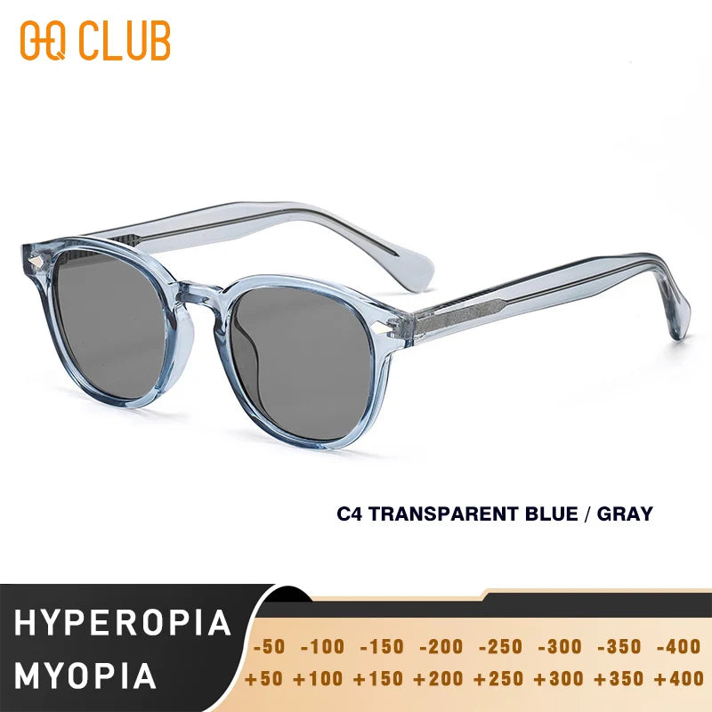 O-Q CLUB Retro Round Sunglasses Men Women Polarized UV400 Vintage Fashion Eyewear