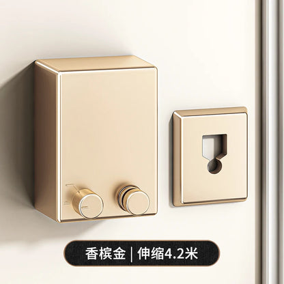 Retractable Clothesline Clothes Drying Rack For Household Stainless Seel Pull-Out Clothes-Drying Machine Rope Space-Saving