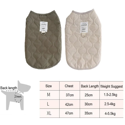 Cute Dog Coat Vest Jacket Plush Dog Clothes Chihuahua Apparel Thickened Warm Costume for Small Dogs Cats Vest Puppy Accessories