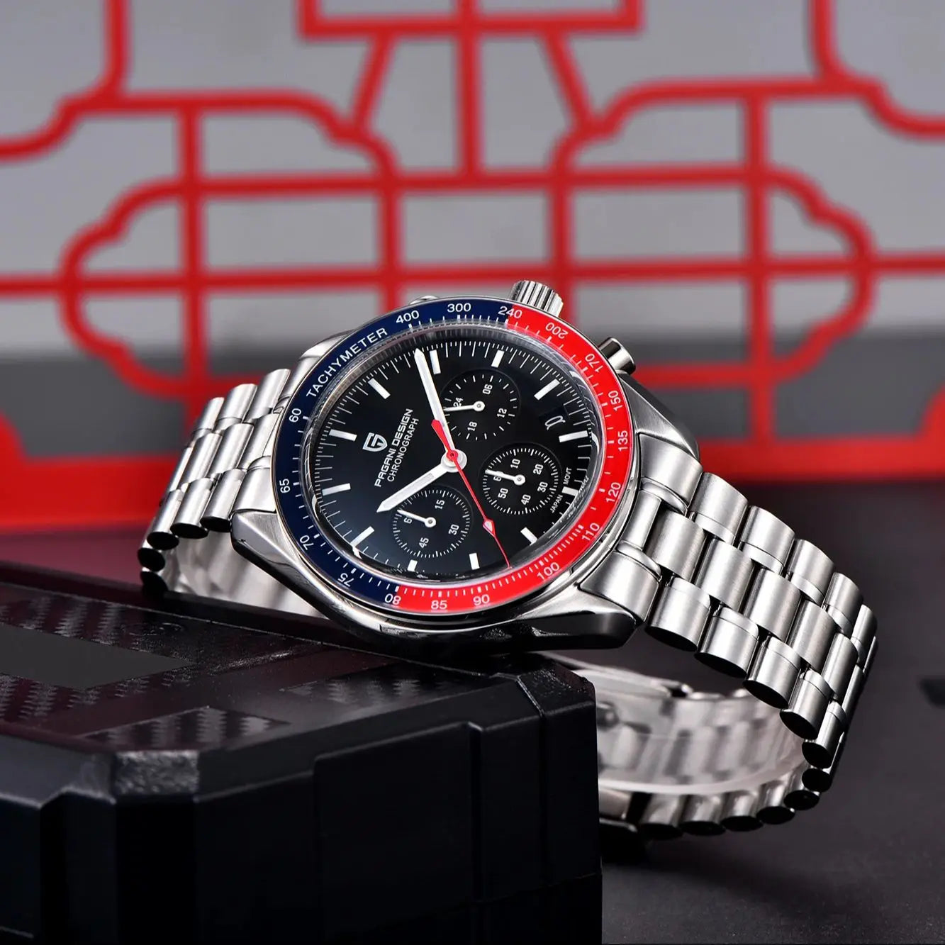 PAGANI DESIGN 1701 Men’s Luxury Quartz Watch Sapphire Bezel Chronograph 2025