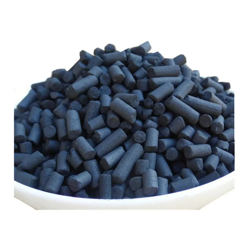 Bulk 3–4 mm Activated Charcoal Column Pellets for Air Purification & Filtration
