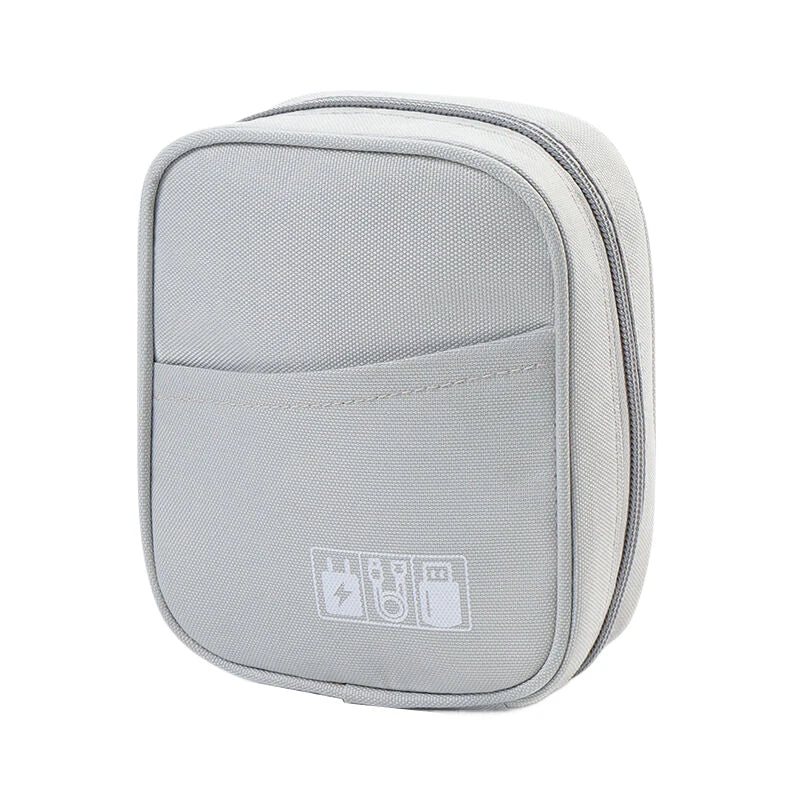 New Travel Data Cable Organizer Bag Waterproof USB Power Bank Earphone Storage Case Portable Digital Accessories Storage Bag ﻿
