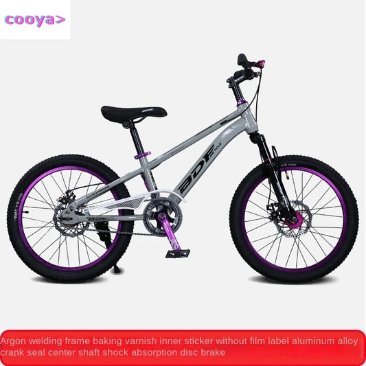 Cooya Children's Bicycle 22/24 Inch Mountain Bike Dual Disc Brake High Carbon Steel Hard Frame Suitable For 10-16 Years Old 2025