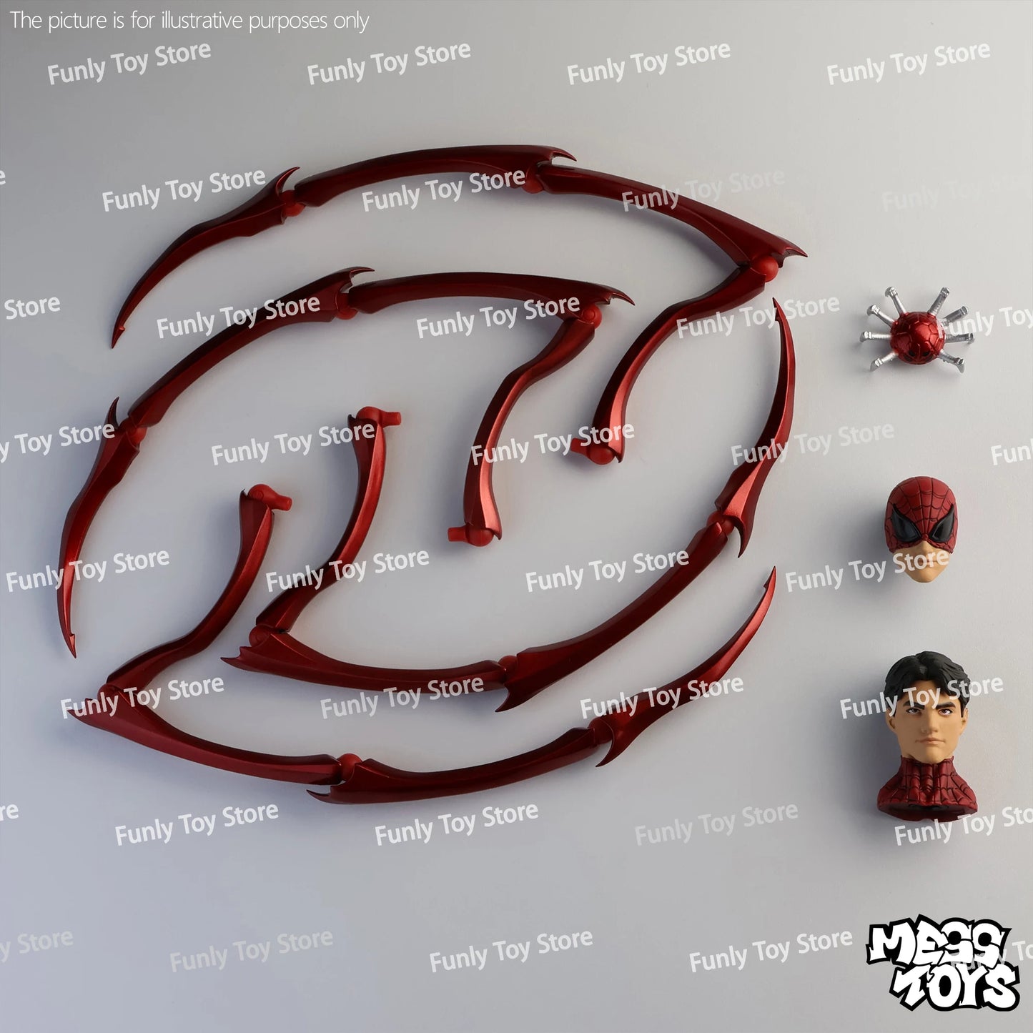 In Stock Mess Toys Superior Spider Man Doctor Octopus Peter Parker Messtoys Spiderman Neighbor Anime Action Figure Gifts Toys