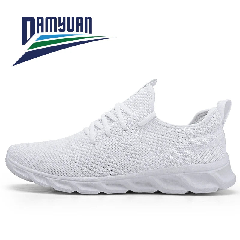 Fashion Outdoor Men Shoes Plus Size 47 Men Casual Shoes Summer High Quality Mesh Sneakers Lightweight Breathable Male Trainers