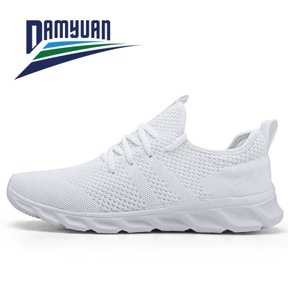 Fashion Outdoor Men Shoes Plus Size 47 Men Casual Shoes Summer High Quality Mesh Sneakers Lightweight Breathable Male Trainers