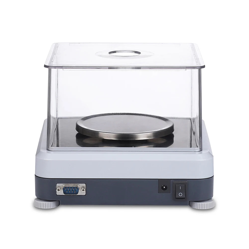 500g 0.001g Analytical Balance Scale LCD Electronic Balance Laboratory Kitchen Jewelry Weighing Scale with Windshield