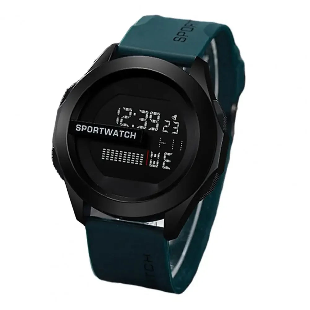 Men’s LED Digital Sports Watch Waterproof Fitness Alarm Multifunction Electronic