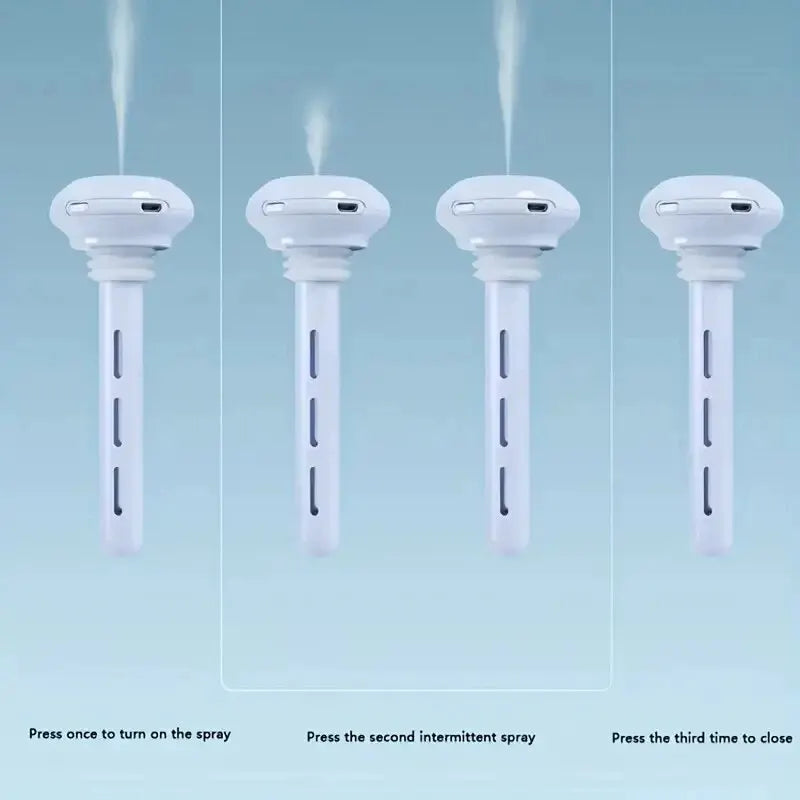 Super Quiet Portable Mist Humidifier Adjustable Length No Water Bottle Needed For Office Bedroom Car Travel Air Freshener