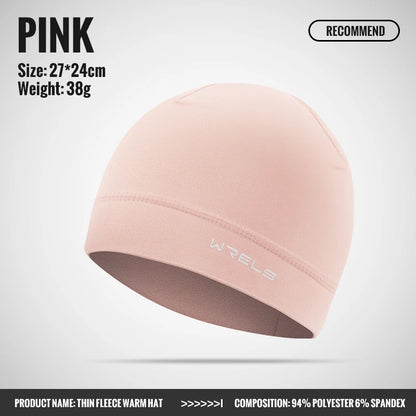 WRELS Winter Thermal Running Sports Hats for Men Soft Windproof Beanie Hat Hiking Cycling Snowboard Ski Warm Outdoor Sports Hat