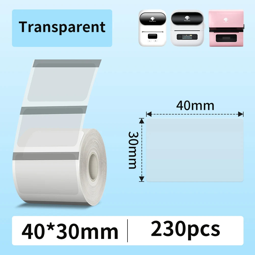 Phomemo M110 Label Makers Barcode Label Printer Bluetooth Portable Thermal Printer for Small Business Address Logo Clothing