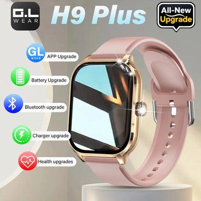 LAXASFIT 2025 Smartwatch Bluetooth Talk Full Touch Heart Rate Fitness Tracker