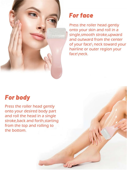 Ice Face Roller Massager – Facial Lifting & Wrinkle Remover Tool for Skin Care