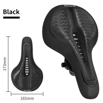 BUCKLOS MTB Shock-Absorption Saddle Soft Ergonomic Bicycle Saddle Waterproof Comfortable Mountain Bike Saddle Bicycle Parts